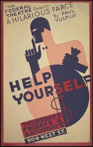 Money Bag Prints: Help Yourself, [193-]. Creator: Unknown
