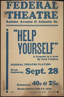 Ladislas Fodor Prints: Help Yourself, Seattle, WA, 1937. Creator: Unknown