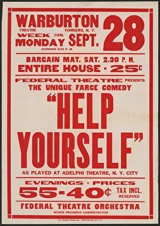 Warburton Theatre Prints: Help Yourself, Yonkers, NY, [193-]. Creator: Unknown