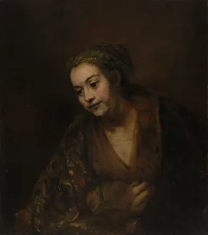 Rembrant Van Rijn Prints: Hendrickje Stoffels (1626-1663), mid-1650s. Creator: Rembrandt Harmensz van Rijn