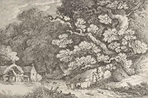 Hengar near Camelford, Cornwall, from Views in Cornwall, ca. 1812. ca. 1812