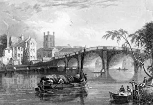 Boating Collection: Henley Bridge, Henley-on-Thames, London, 1803