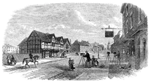 Camera Prints: Henley-Street, Stratford-On-Avon, with Shakspeare's House, 1864. Creator: Unknown