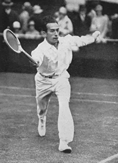 Henri Cochet, the fastest player of his time, Wimbledon, 1927 Henri Cochet, the fastest player of his time, Wimbledon, 1927