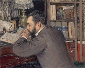 Henri Cordier (1849-1925), 1883. Artist: Caillebotte, Gustave (1848-1894)