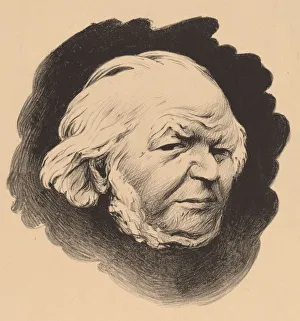 Henri Daumier (Honore Daumier), 1894. Creator: Félix Vallotton Henri Daumier (Honore Daumier), 1894. Creator: Félix Vallotton