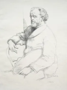 Late 19th Century Prints: Henri Fantin-Latour, 1897. Creator: William Rothenstein (British, 1872-1945)