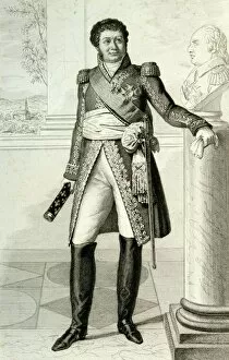 Officer Collection: Henri Jacques-Guillaume Clarke, 1804, (1839). Creator: Julien Leopold Boilly