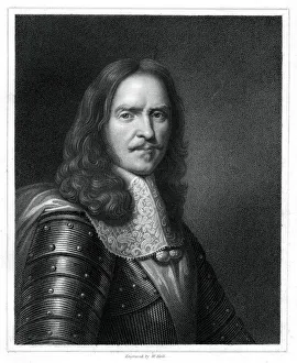 Auvergne Collection: Henri de la Tour d Auvergne, French military leader, (1833). Artist: W Holl