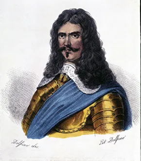 Viscount Prints: Henri de la Tour d Auvergne, Viscount de Turenne (1611-1675), Marshal of France