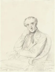 Ingres Jean Auguste Dominique Prints: Henri Labrouste, 1852. Creator: Jean-Auguste-Dominique Ingres