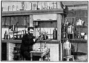 Artificial Gallery: Henri Moissan, French chemist, c1883 (1903)