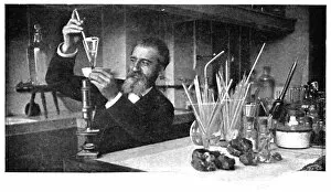Artificial Gallery: Henri Moissan, French chemist, c1900