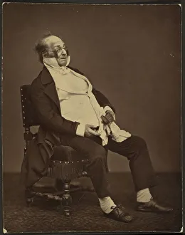 Carjat Cie Prints: Henri Monnier, about 1875. Creator: Etienne Carjat