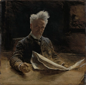 Rochefort Victor Henri Prints: Henri Rochefort, French Journalist and Politican, c1880s. Creator: Jan Van Beers