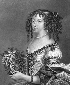 Charles Turner Prints: Henrietta, Duchess of Orleans, daughter of Charles I; Obit 1670