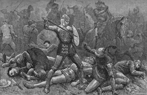 Henry and Alencon at Agincourt, 25 October 1415, (c1880) Henry and Alencon at Agincourt, 25 October 1415, (c1880)