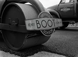 Road Building Prints: Henry Boot road roller and a Bedford A3S Tipper, 1955. Artist: Michael Walters