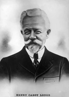 Henry Cabot Slim Lodge (1850-1924), American Republican Senator and historian, c1910 Henry Cabot Slim Lodge (1850-1924), American Republican Senator and historian, c1910
