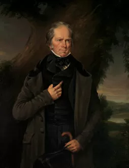 Clay Henry Gallery: Henry Clay, 1843. Creator: Theodore Sydney Moise