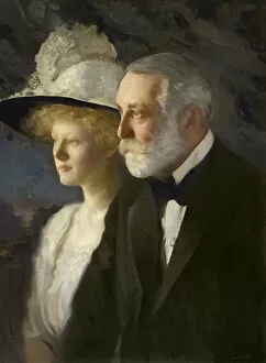 Financier Gallery: Henry Clay and Helen Frick, c. 1910. Creator: Edmund Charles Tarbell