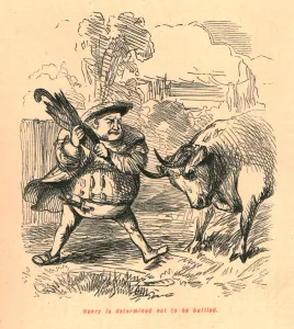 Bullying Prints: Henry is determined not to be bullied, 1897. Creator: John Leech