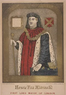 Insignia Collection: Henry Fitzailwin, c1850. Artist: WR Woodcock