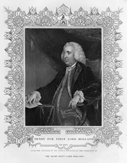 Henry Fox (1705-1774), 1st Baron Holland of Foxley, English statesman, 19th century.Artist: H Robinson