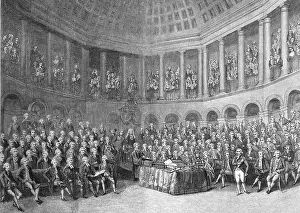 Wheatley Francis Prints: Henry Grattan moving the Declaration of the Irish Rights in the Irish House of Commons