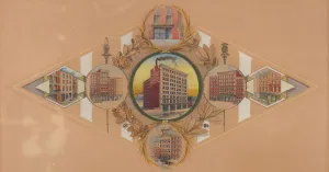 Sweets Prints: Henry Heide Confectionary Co. - Seven Buildings Occupied by the Business, after 1882