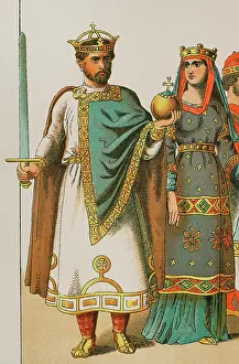 Eleventh Century Prints: Henry II, Holy Roman Emperor, (973-1024), 1884. Creator: Unknown