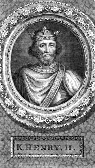 Henry II, King of England.Artist: George Vertue