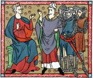St Thomas Becket Prints: Henry II and Thomas a Becket