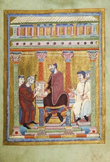 Henry III, Holy Roman Emperor (Evangelarium for Henry III), 1039?1043. Artist: Anonymous
