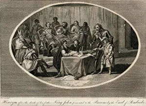 Introducing Gallery: Henry III presented to the Barons by the Earl of Pembroke, 1216 (1793)