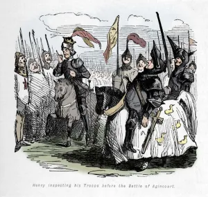 Addressing Prints: Henry inspecting his Troops before the Battle of Agincourt