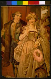 Terry Prints: Henry Irving and Ellen Terry as Benedick and Beatrice in play Much Ado About Nothing