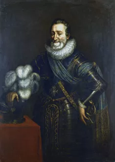 Henry IV, first Bourbon King of France, c1589-1610. Artist: Jacob Bunel