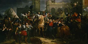 Henry IV of France entering Paris, 22 March 1594 (19th century)