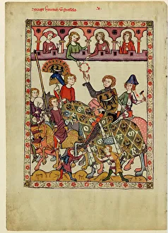 Tune Prints: Henry IV Probus, Duke of Silesia-Wroclaw (From the Codex Manesse)