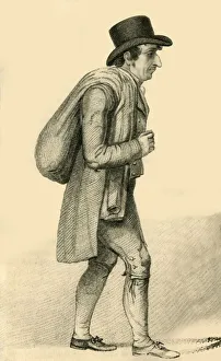 Bookseller Prints: Henry Lemoine, the Eccentric Bookseller & Author, 1822. Creator: Robert Cooper