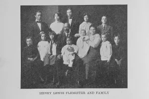 A B Caldwell Prints: Henry Lewis Flemister and family, 1917. Creator: Unknown