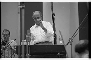Recording Studio Prints: Henry Mancini, CTS Studios, Wembley, London, 1990. Artist: Brian O Connor
