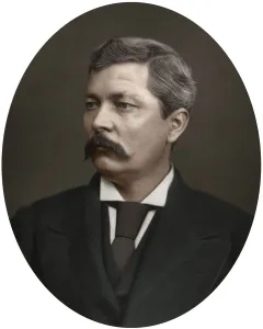 Whitfield Collection: Henry Morton Stanley, African explorer, 1880.Artist: Lock & Whitfield
