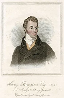 Henry Peter Brougham, 1st Baron Brougham and Vaux, Scottish lawyer and politician, c1820