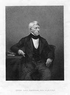 Henry Peter Brougham Collection: Henry Peter Brougham, Baron Brougham and Vaux, Scottish-born British jurist and politician
