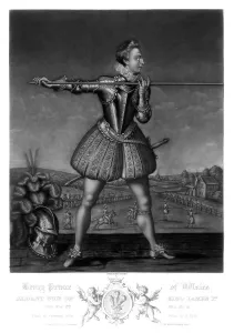 Simon De Passe Collection: Henry, Prince of Wales, eldest son of King James I, 1816.Artist: Robert Dunkarton