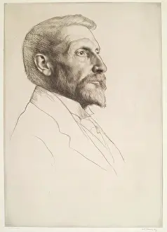 Suit And Tie Prints: Henry Rider Haggard, c1911. Creator: William Strang