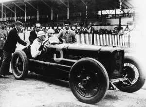 Segrave Prints: Henry Segrave in a Sunbeam, San Sebastian, Spain, 1926