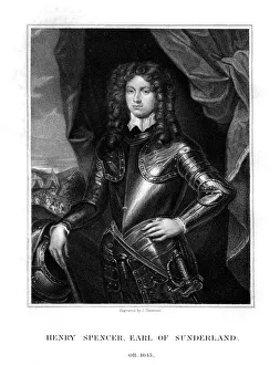 Sunderland Prints: Henry Spencer, 1st Earl of Sunderland, English soldier, (1823). Artist: J Thomson